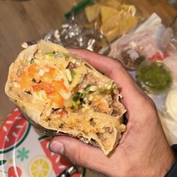 Taqueria El Sombrero - First bite (cut in half)
