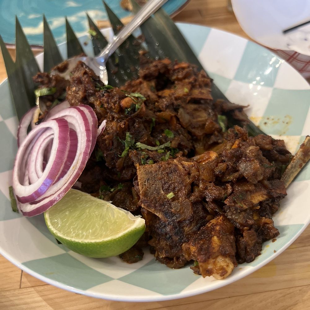 Trilokah - Tellicherry Goat Pepper Fry - Indian Near Me - Chicago, Illinois Trilokah - Tellicherry Goat Pepper Fry - Indian Near Me - Chicago, Illinois