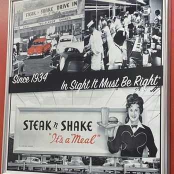 Steak ’n Shake - Restaurant Vintage Art Work - Burgers Near Me - Palm Coast, Florida Steak ’n Shake - Restaurant Vintage Art Work - Burgers Near Me - Palm Coast, Florida