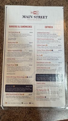 Menu photo 2 Main Street Restaurant & Bakery Ingonish Beach, NS Menu photo 2 Main Street Restaurant & Bakery Ingonish Beach, NS
