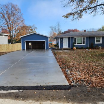 Flying J's Construction - a driveway with a concrete slab - General Contractors Near Me - Erie, Pennsylvania