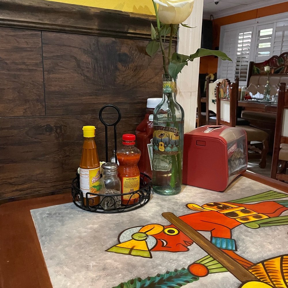 a mexican themed table a mexican themed table