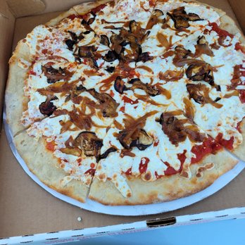 Berkshire Mountain Bakery - Eggplant and caramelized onion - Pizza Near Me - Pittsfield, Massachusetts