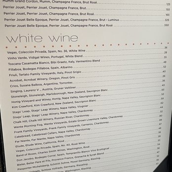 Fireproof Restaurant - Wine list - Tapas/Small Plates Near Me - Columbus, Ohio