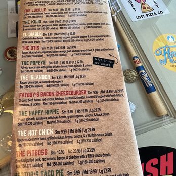 Lost Pizza - Menu - Pizza Near Me - Fort Walton Beach, Florida Lost Pizza - Menu - Pizza Near Me - Fort Walton Beach, Florida