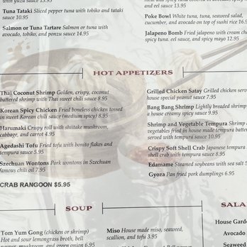 Den Asian Bistro - Munu - Asian Fusion Near Me - Dyer, Indiana
