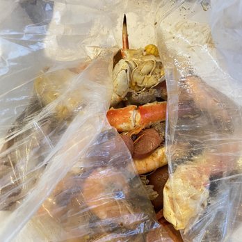 Crab N Go - wrapped crab and shrimp in plastic bag - Cajun/Creole Near Me - St. Louis, Missouri Crab N Go - wrapped crab and shrimp in plastic bag - Cajun/Creole Near Me - St. Louis, Missouri