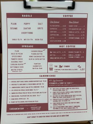 Menu photo 2 Benchwarmers Bagel and Coffee Raleigh, NC