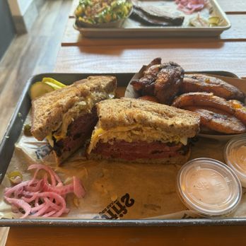 2Fifty Texas BBQ - Pastrami brisket sando, fried plantains - Barbeque Near Me - Washington, DC, District of Columbia