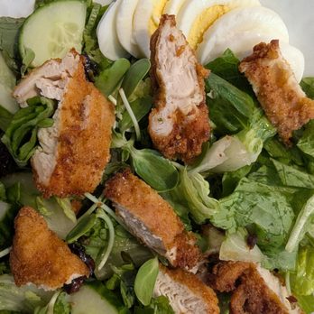 West End Kitchen - My salad with lemon vinaigrette dressing - Breakfast & Brunch Near Me - Pittsboro, North Carolina