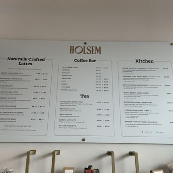 Holsem Coffee - Menu - Coffee & Tea Near Me - San Diego, California