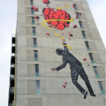 Love Conquers All - Love Conquers All by Nick Walker 2019 - Public Art Near Me - Indianapolis, Indiana