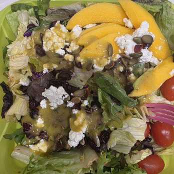 LA Café - Mango Goat Cheese Salad - Breakfast & Brunch Near Me - Los Angeles, California LA Café - Mango Goat Cheese Salad - Breakfast & Brunch Near Me - Los Angeles, California