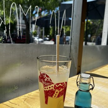 Stockhome - Butterfly pea flower lemonade - Mediterranean Near Me - Petaluma, California