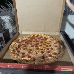 Great giant pizza. Great giant pizza.