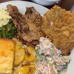 Cow Talk Steak House - Grilled and Fired pork chops