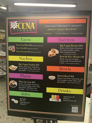 Menu photo 5 Cena Vegan Whittier, CA