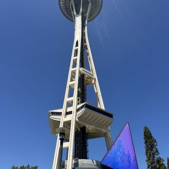 Space Needle - Space Needle from below - Landmarks & Historical Buildings Near Me - Seattle, Washington