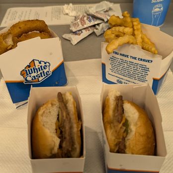 White Castle - Fries were stone cold. Burgers and onion rings passed. - Fast Food Near Me - Nashville, Tennessee