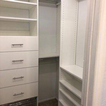 West Coast Organizers - By adding upper and lower hanging rods, we have expanded our hanging space by close to 40" between the 2 closets. - Cabinetry Near Me - Chatsworth, California West Coast Organizers - By adding upper and lower hanging rods, we have expanded our hanging space by close to 40" between the 2 closets. - Cabinetry Near Me - Chatsworth, California