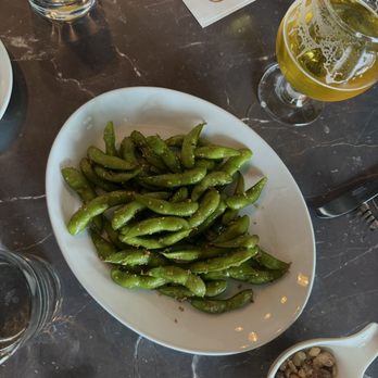 Fusion Wine Bar - Pan-fried Garlic Edamame - Wine Bars Near Me - Pleasanton, California Fusion Wine Bar - Pan-fried Garlic Edamame - Wine Bars Near Me - Pleasanton, California