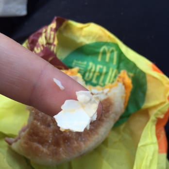 McDonalds - The egg shell I bit into while eating an egg mcmuffin! Soo gross! This is the second time its happened! 1/13/16 - Fast Food Near Me - Citrus Heights, California McDonalds - The egg shell I bit into while eating an egg mcmuffin! Soo gross! This is the second time its happened! 1/13/16 - Fast Food Near Me - Citrus Heights, California