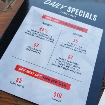 LOCAL Public Eatery Liberty Village - Happy hour menu - Sports Bars Near Me - Toronto, Ontario
