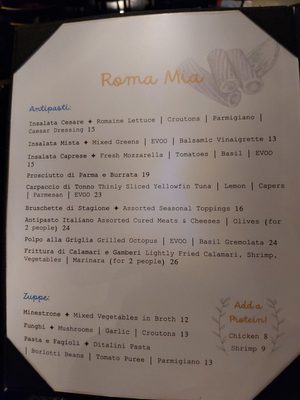 Menu photo 2 Roma Mia San Diego, CA Menu photo 2 Roma Mia San Diego, CA