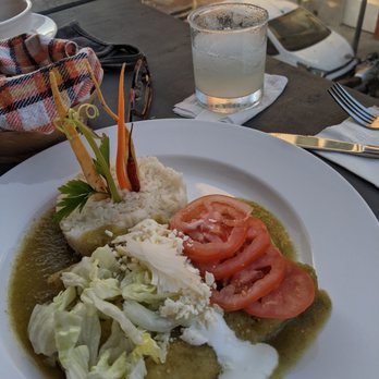 Mabel's Cocina - Shrimp enchiladas Verde - International Near Me - Puerto Vallarta, JAL