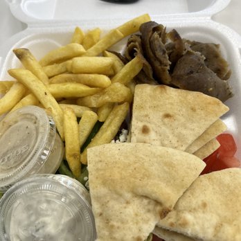 Gyro Xpress - Gyro platter for $12.83. Way expensive for this portion size - Greek Near Me - Boca Raton, Florida