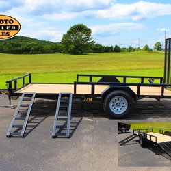 DeSoto Trailer Sales - Doolittle 77" x 14 Utility Trailer with ATV Ramps!