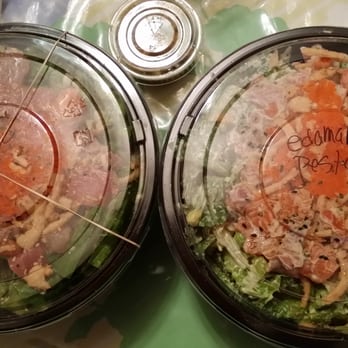 Pokestuf - Our to go bowls with pineapple chutney on the side were packed! So hearty and happy tummies filled :) - Hawaiian Near Me - Alhambra, California Pokestuf - Our to go bowls with pineapple chutney on the side were packed! So hearty and happy tummies filled :) - Hawaiian Near Me - Alhambra, California