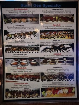 Menu photo 7 Sushi Gen Albuquerque, NM