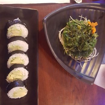 Ozeki Sushi - Seaweed Salad and avocado roll - Japanese Near Me - Chino, California Ozeki Sushi - Seaweed Salad and avocado roll - Japanese Near Me - Chino, California