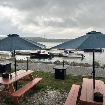 OystHERS Raw Bar & Bubbly - More outside seating - Live/Raw Food Near Me - Bath, Maine