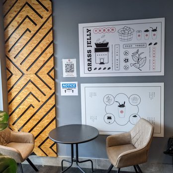 Shuyi Tealicious - Wall from Monkey Sushi - Bubble Tea Near Me - Markham, Ontario