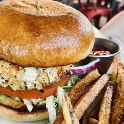 Strawberry Cafe - Crab Cake Sandwich