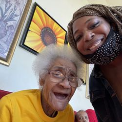 Caring for this woman right here was a blessing!!
