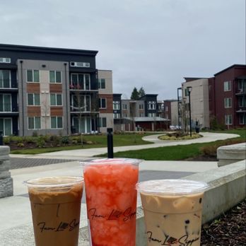 FamLe Sippin - vietnamese coffee, sunset, and boba latte - Bubble Tea Near Me - Kent, Washington