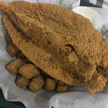Flying Fish - Whole Catfish and okra - Seafood Near Me - Garland, Texas