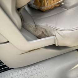 The oil and dirty seat