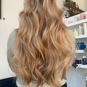 Gem House - Full balayage with hints of rosé. - Hair Salons Near Me - Brooklyn, New York Gem House - Full balayage with hints of rosé. - Hair Salons Near Me - Brooklyn, New York