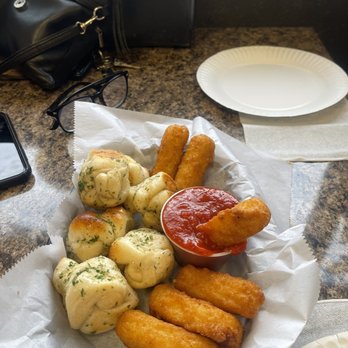 Anthony's Pizza & Pasta - a plate of appetizers - Pizza Near Me - West Islip, New York