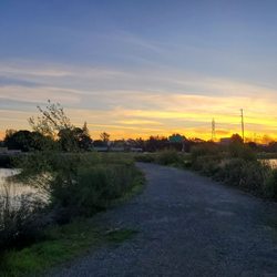 Renzel Marsh Freshwater Pond and Trail - Trail along pond