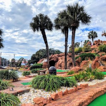 Treasure Island Golf - View from the beginning of the course - Mini Golf Near Me - Myrtle Beach, South Carolina Treasure Island Golf - View from the beginning of the course - Mini Golf Near Me - Myrtle Beach, South Carolina