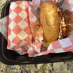 Chicken Parm sub Chicken Parm sub