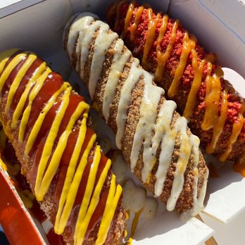 Two Hands Seoul Fresh Corn Dogs - Classic, Two Hands & Spicy Corn Dogs - Fast Food Near Me - Mesa, Arizona