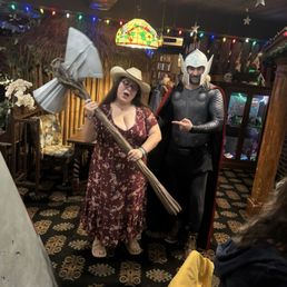 Thor and Jess with Mjölnir Thor and Jess with Mjölnir