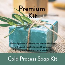 Wixy Soap - Soap making made easy!  DIY soapmaking make over 3 pounds of soap. Our Premium kit gives you extra fragrances and colors.