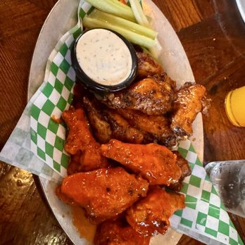 Philomena - Mixed wings: Buffalo + Sweet'n Spicy Thai - Pizza Near Me - Oakland, California Philomena - Mixed wings: Buffalo + Sweet'n Spicy Thai - Pizza Near Me - Oakland, California